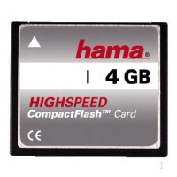 Hama CompactFlash(TM) Type I High-Speed Memory Card 4 GB (00055091)